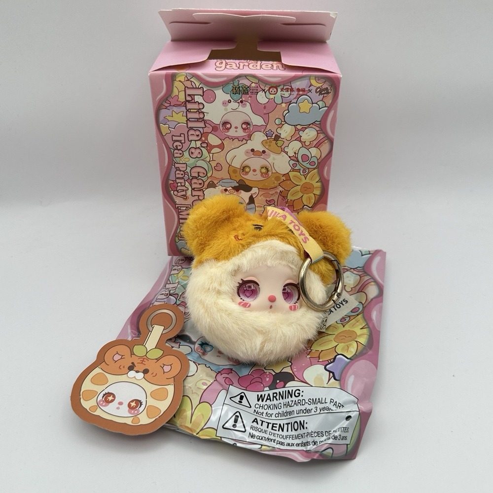 New Liila's Garden Tea Party MINI Plush Pendant ORANGE TIGER Mystery Box Collect